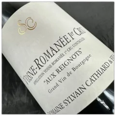 photo Domaine Sylvain Cathiard Vosne Romanée Aux Reignots 1er Cru 2015