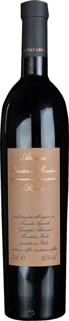 photo Attanasio Primitivo di Manduria Reserva