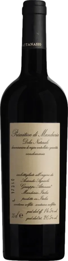 photo Attanasio Primitivo di Manduria Dolce Naturale