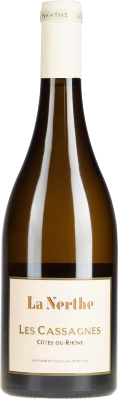 illustration du vin Chateau la Nerthe les Cassagnes Cotes du Rhone Blanc
