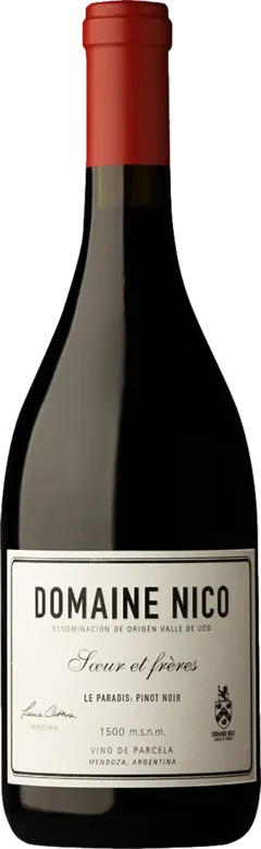 photo Domaine Nico le Paradis Pinot Noir 2019