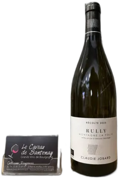 vue du vin Rully Montagne la Folie Blanc