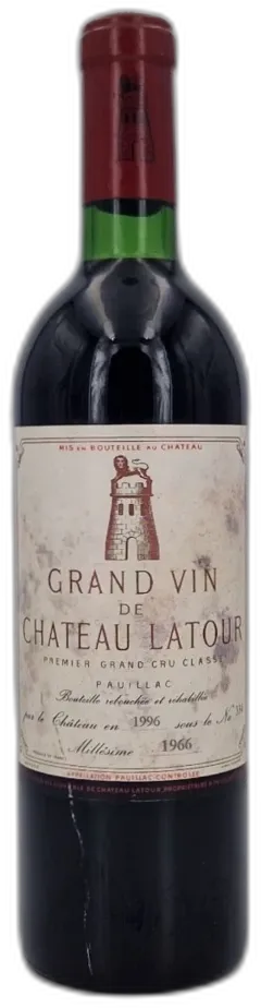 photo Château Latour 1966 Pauillac 1er Grand Cru Classé