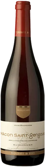 photo Mâcon Saint Gengoux Rouge Vignerons de Buxy