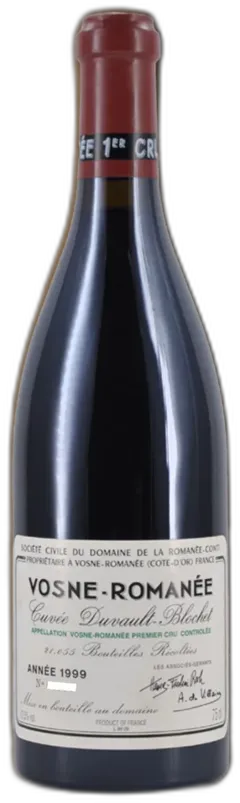 photo Vosne-Romanée Premier Cru Cuvée Duvault-Blochet 1999