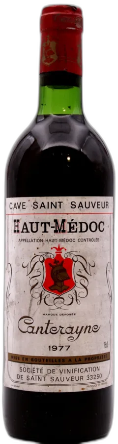 image du vin Château Canterayne 1977 Haut Médoc