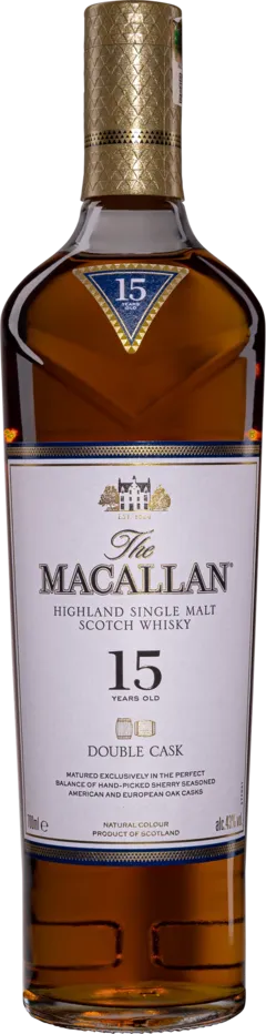 photo The Macallan Single Malt Scotch Whisky 15 Ans Double Cask - Release 2022 Giftbox