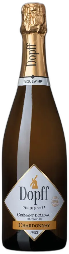photo Crémant d’Alsace Brut Nature AOC Chardonnay Dopff au Moulin 2020