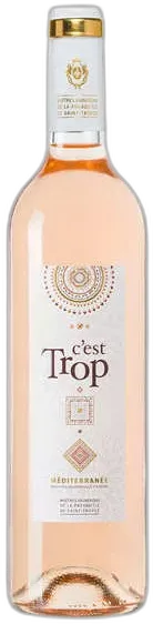 photo c'Est Trop' Vin Rosé Igp Méditerranée
