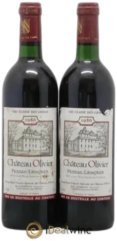 photo Château Olivier Cru Classé de Graves 1986
