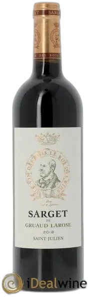 photo Sarget de Gruaud Larose Second Vin 2018