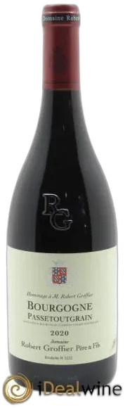 photo Bourgogne Passetoutgrain Robert Groffier Père & Fils 2020