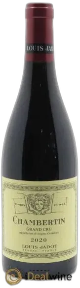 photo Chambertin Grand Cru Domaine Gagey Louis Jadot 2020