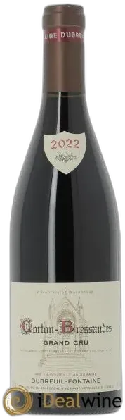 photo Corton Grand Cru Bressandes Domaine Dubreuil Fontaine