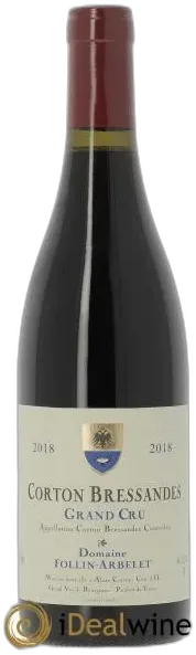photo Corton Grand Cru Bressandes Follin-Arbelet