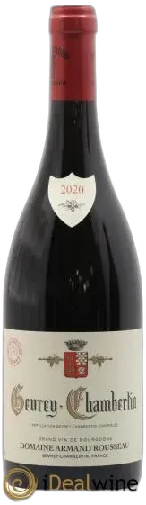 photo Gevrey-Chambertin Armand Rousseau 2020