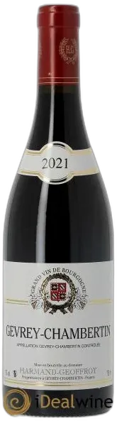 photo Gevrey-Chambertin Harmand-Geoffroy 2021