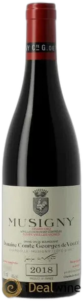 photo Musigny Grand Cru Cuvée Vieilles Vignes Comte Georges de Vogüé