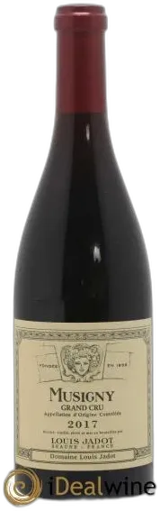 photo Musigny Grand Cru Louis Jadot 2017
