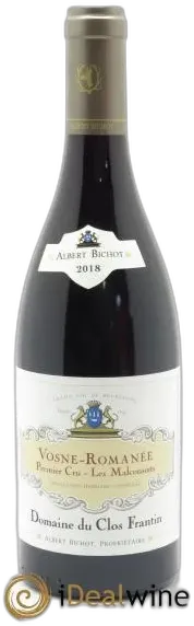 photo Vosne-Romanée 1er Cru Les Malconsorts Clos Frantin