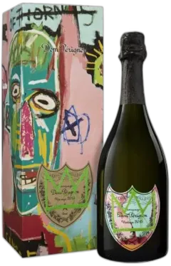 photo Vintage Edition Limitée Jean-Michel Basquiat Verte Dom Pérignon 2015
