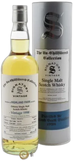 photo Whisky Highland Park 23 Years Conquête Single Malt Signatory Vintage 1998