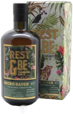 photo Rhum 13 Ans Micro Batch Jamaican Rum Rest & be Thankful