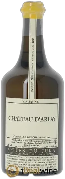 photo Côtes du Jura Vin Jaune Château d’Arlay 2017