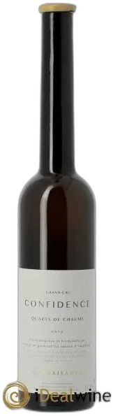 photo Quarts de Chaume Grand Cru Confidence Château de Plaisance 2015