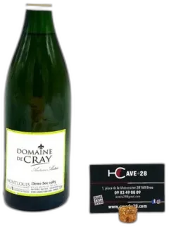 aperçu du vin Montlouis Sur Loire Sec Domaine de Cray