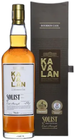 image du vin Kavalan Solist ex-Bourbon Cask Single Malt Whisky