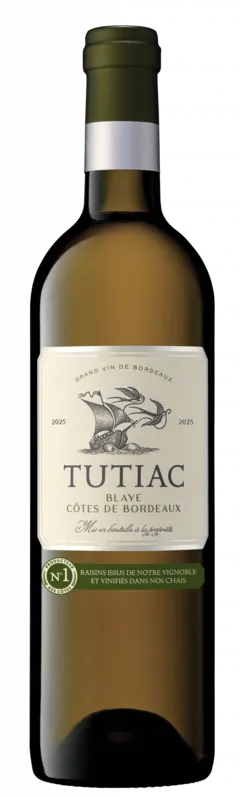 photo du vin Tutiac, Aop Blaye Côtes de Bordeaux, Blanc, 2025