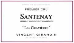 photo Vincent Girardin Santenay 1er Cru 'les Gravières