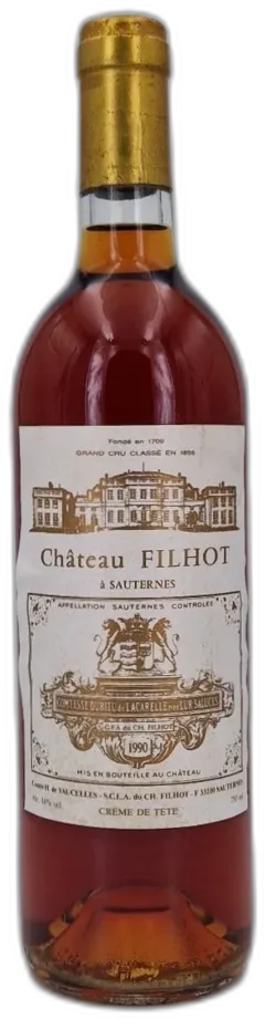 photo Château Filhot Crème de Tête 1990