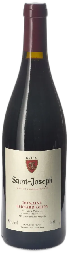 photo Aoc Saint Joseph Rouge 2023 Domaine Bernard Gripa