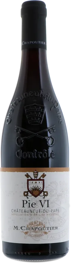 photo Chapoutier Chateauneuf-du-Pape Pie VI Rouge