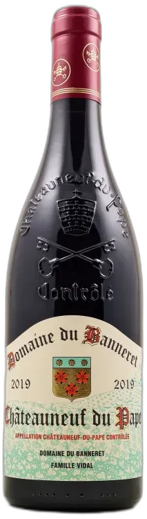 vue du vin Banneret Châteauneuf du Pape