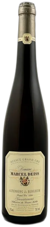 capture du vin Marcel Deiss Alsace Grand Cru Altenberg de Berheim "Gewurztraminer Sélection de Grains Nobles" 1994