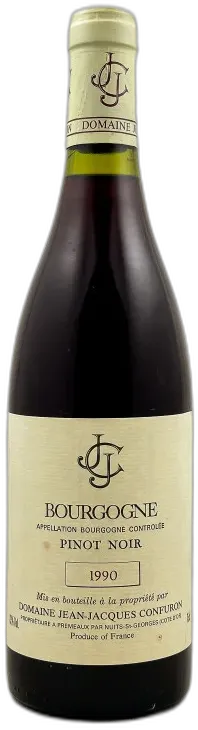 photo jj Confuron Bourgogne Pinot Noir 1990