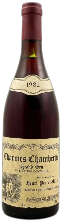 photo du vin Perrot Minot Charmes Chambertin 1982