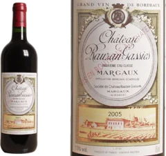 photo Château Rauzan Gassies Rouge 2005 Second Cru Classé en 1855