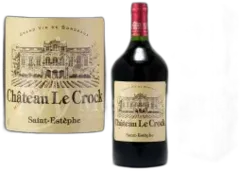 photo Double Magnum Saint Estèphe Château le Crock 2016 en Plumier Bois