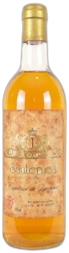 photo 1986 Sauternes Comtesse de Jancieux
