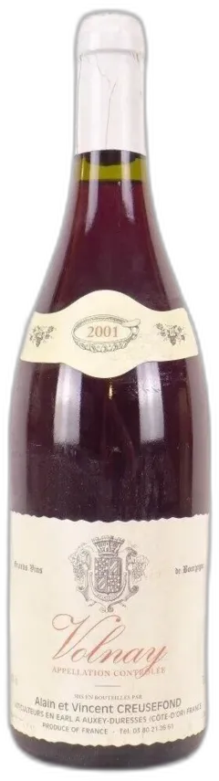 image du vin Volnay Alain et Vincent Creusefond