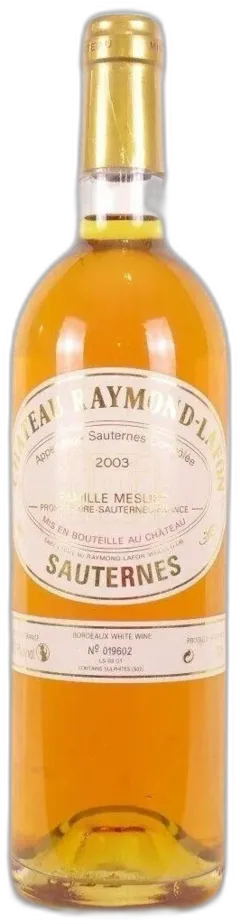 photo Sauternes Château Raymond-Lafon Liquoreux