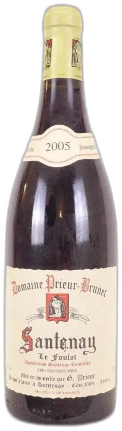 photo 2005 Santenay Domaine Prieur-Brunet le Foulot Rouge Bourgogne