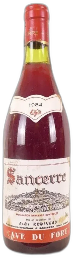 photo 1984 Sancerre André Robineau Cave du Fort Rouge Loire Centre