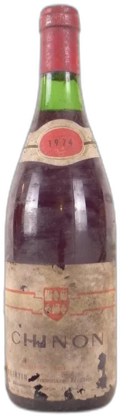 photo 1974 Chinon Paul Guertin Rouge Loire Touraine