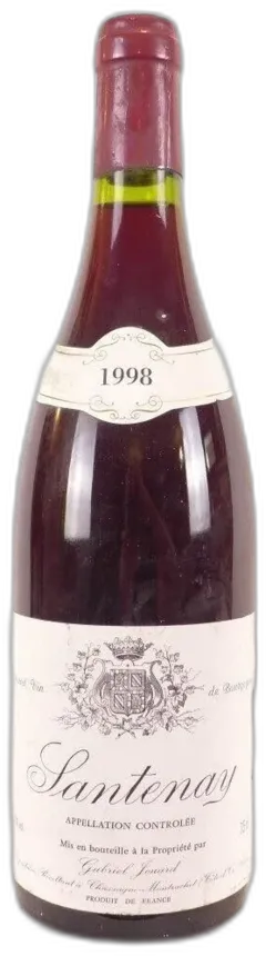 photo 1998 Santenay Gabriel Jouard Rouge Bourgogne