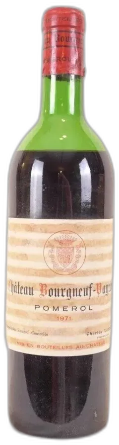 photo 1971 Pomerol Château Bourgneuf-Vayron